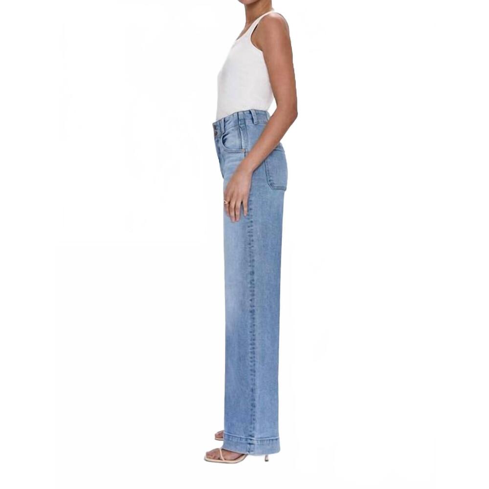 NEW PISTOLA lana high rise ultra wide jeans in terrace - Picture 3 of 5